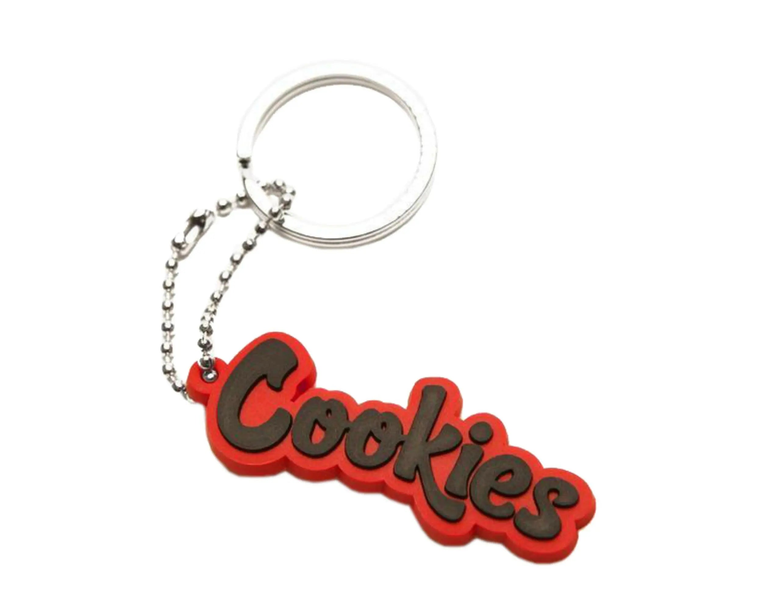 Cookies Original Logo Thin Mint Keychain Red