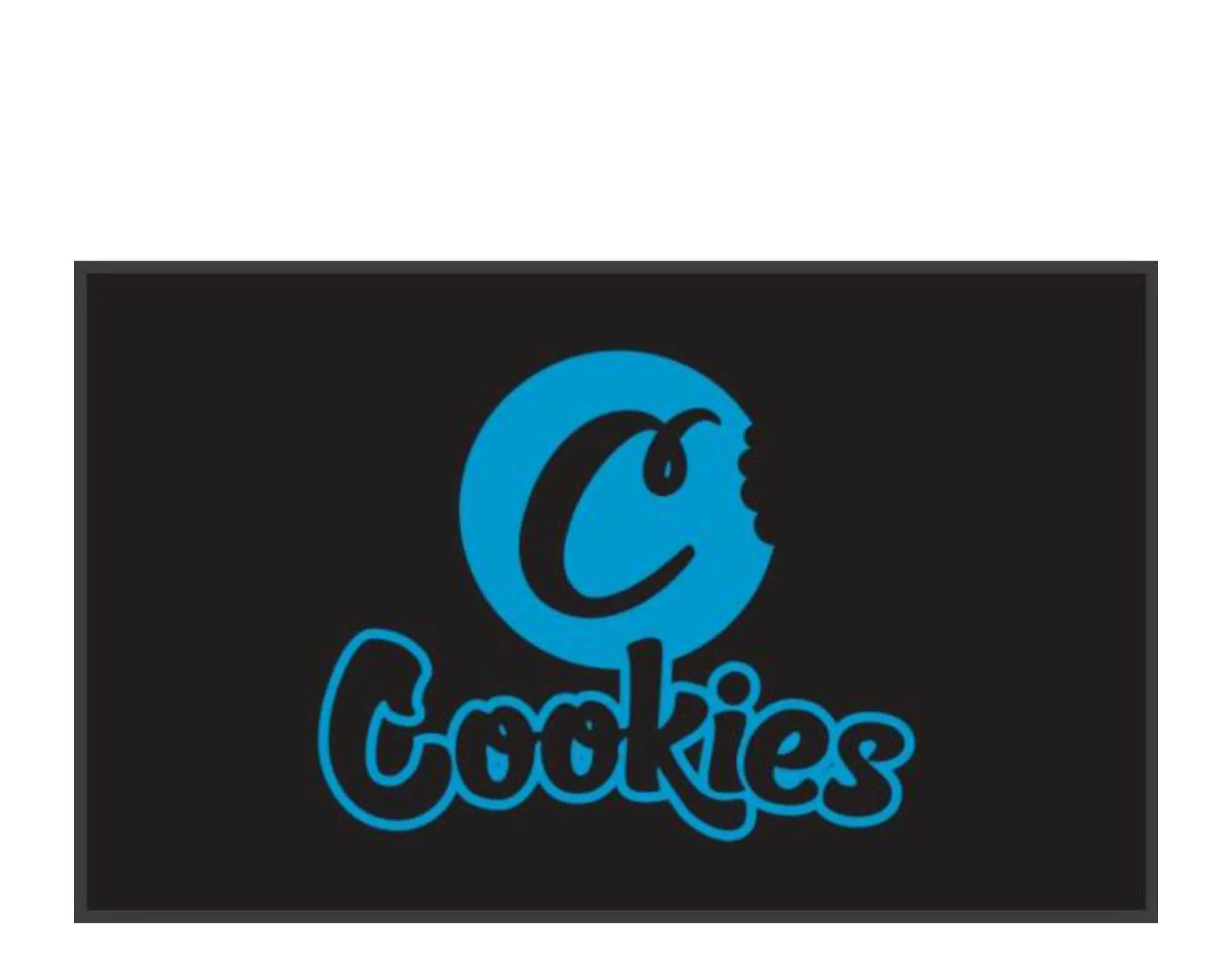 Cookies Original C-Bite Thin Mint Vinyl Logo Mat Black/Blue