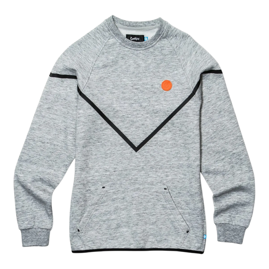Cookies Altitude Fleece Crew Sweatshirt Men Heather Grey/Tech Grey