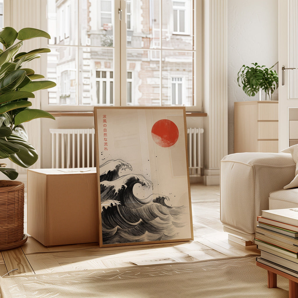 WONDERWALL ‘L’Atelier Fun Collection’ Japanese Ink Waves – The Flow of Nature