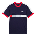 Cookies Montecito V-Neck Knit Men Shirt Navy/Red