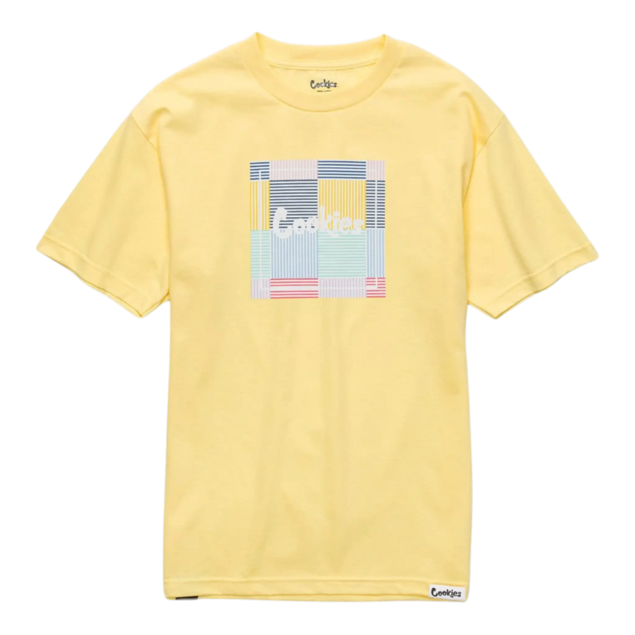 Cookies Classic Arch Logo T-Shirt Men Banana Yellow