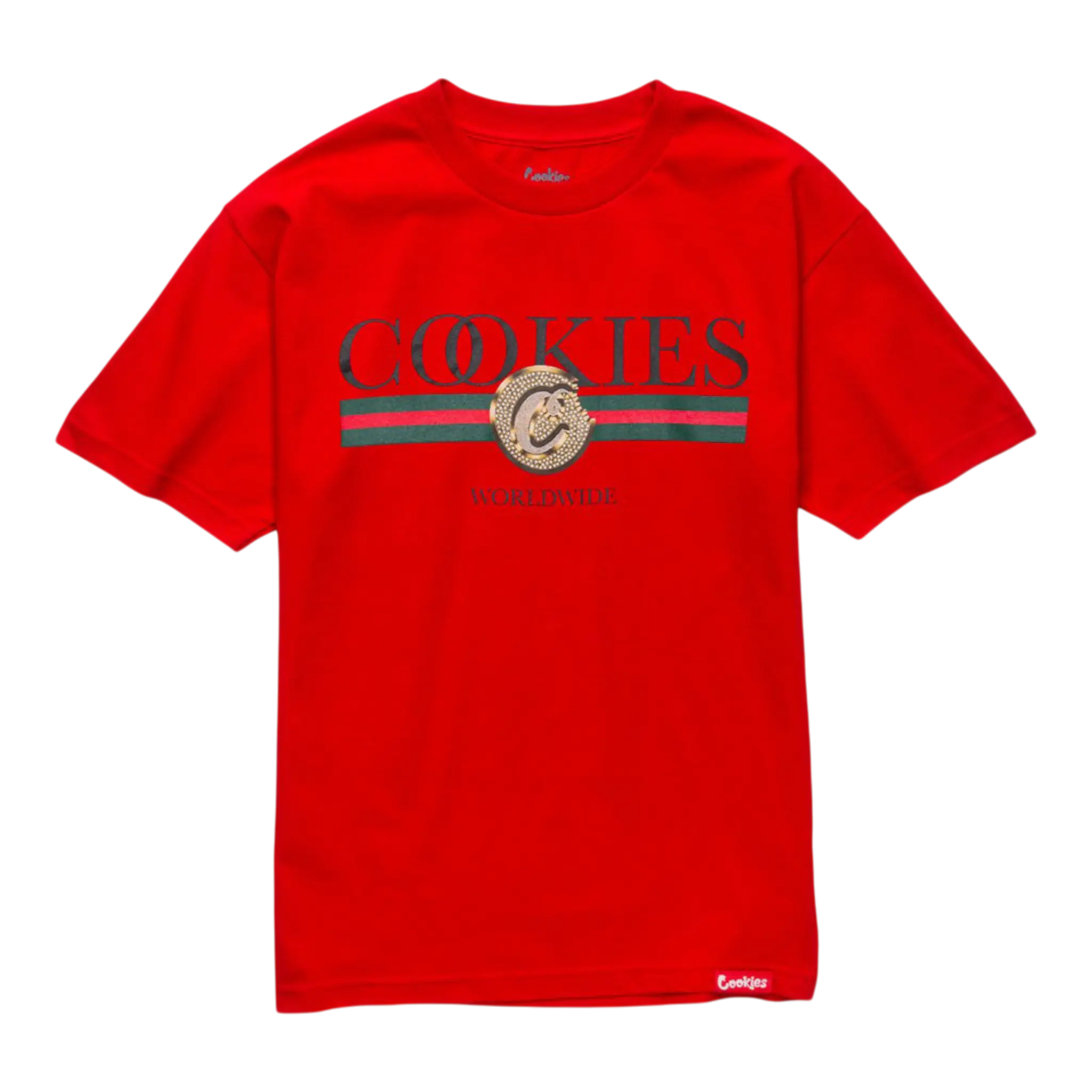 Cookies Classic Arch Logo T-Shirt Men Red