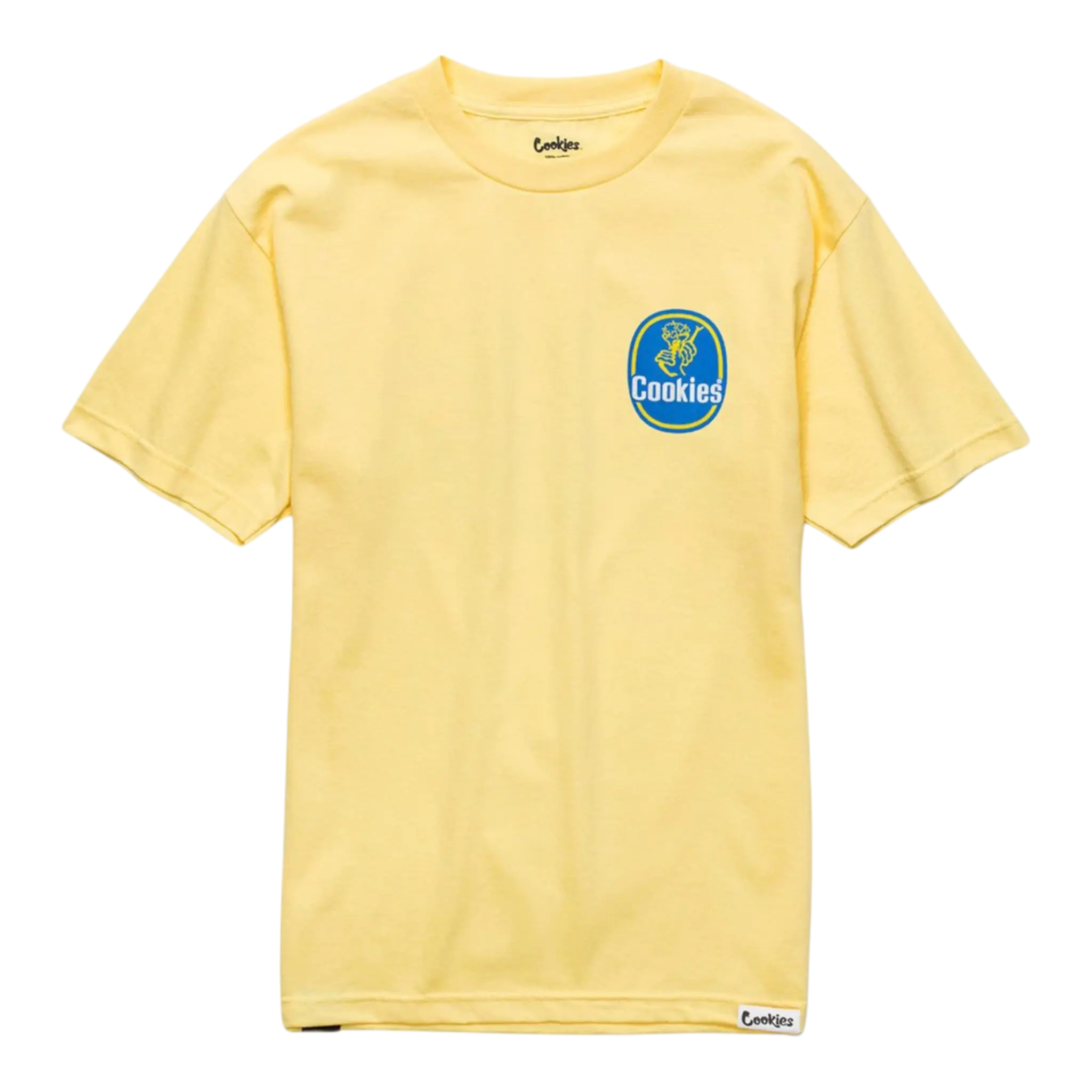 Cookies Classic Arch Logo T-Shirt Men Banana Yellow