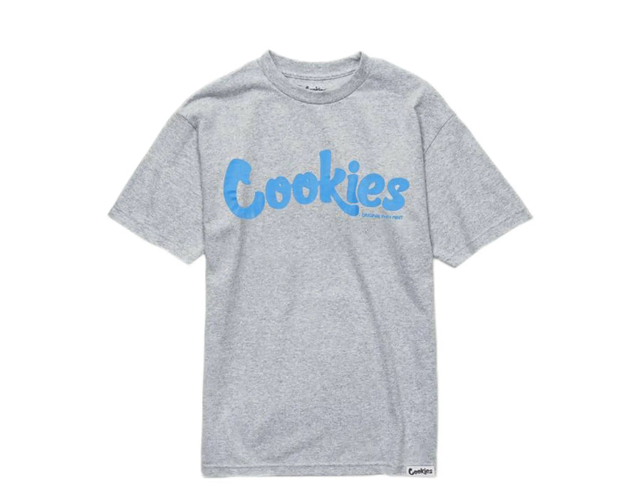 Cookies Original Logo Thin Mint Men T-Shirt Heather Grey/Blue