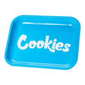Cookies Small Metal Rolling Tray Unisex Blue