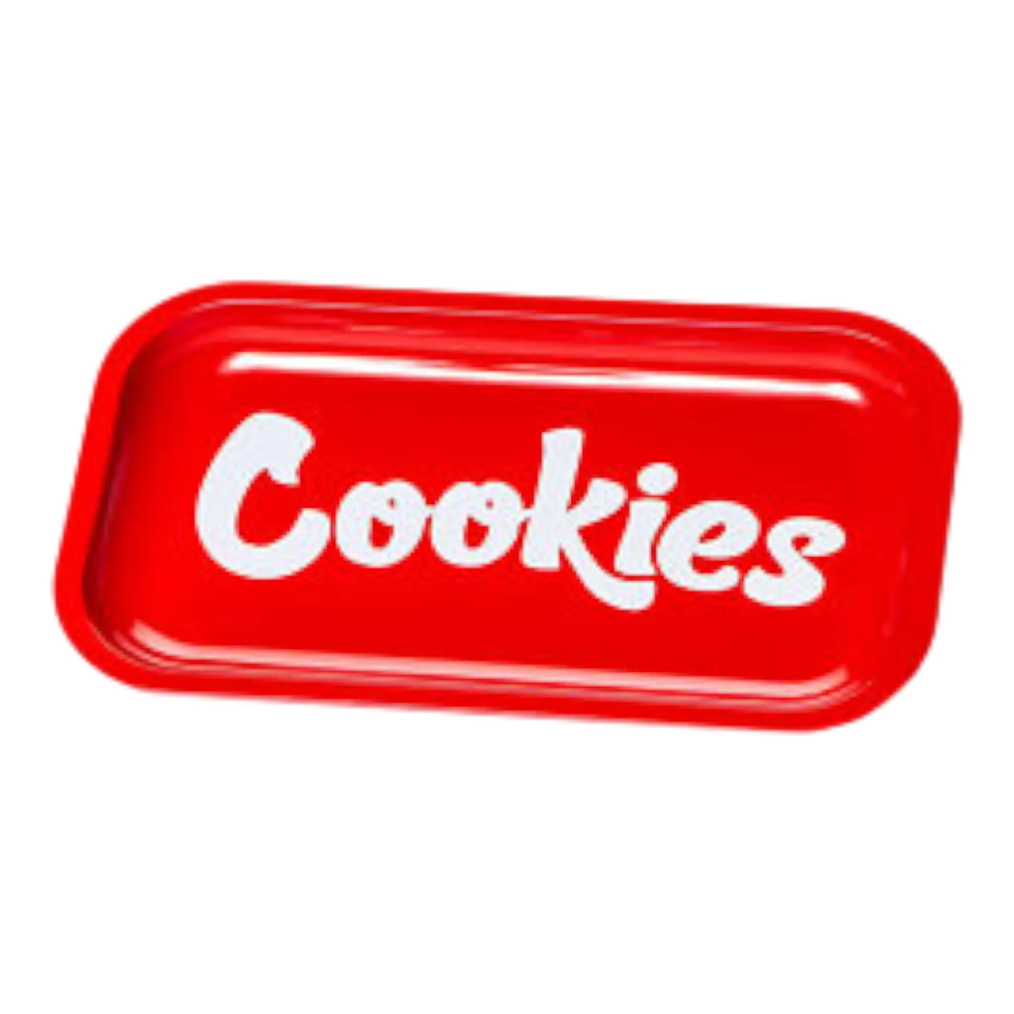 Cookies Medium Metal Rolling Tray Unisex Red