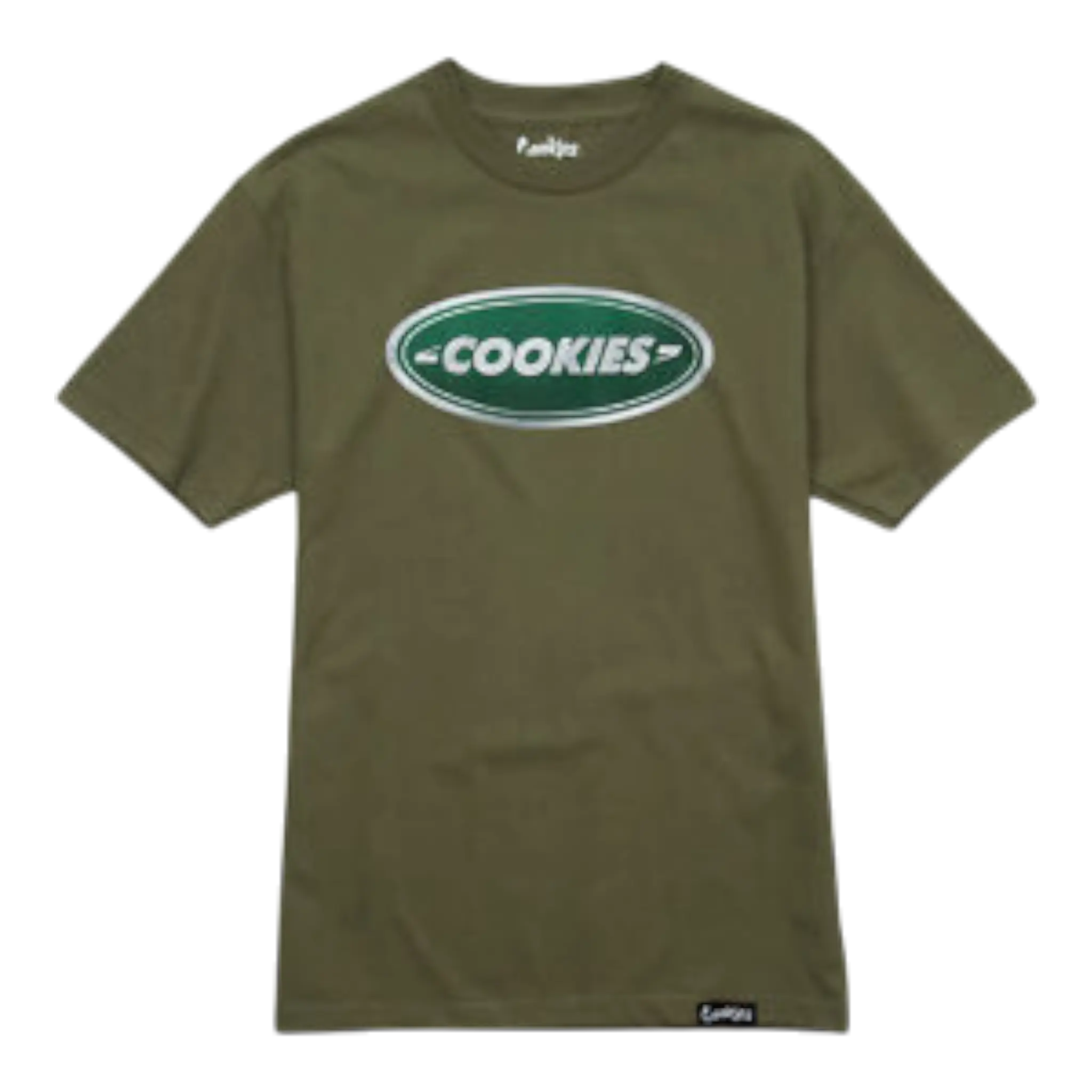 Cookies Classic Logo T-Shirt Men Olive