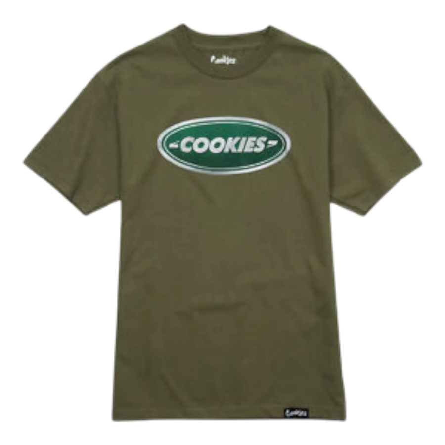 Cookies Classic Logo T-Shirt Men Olive