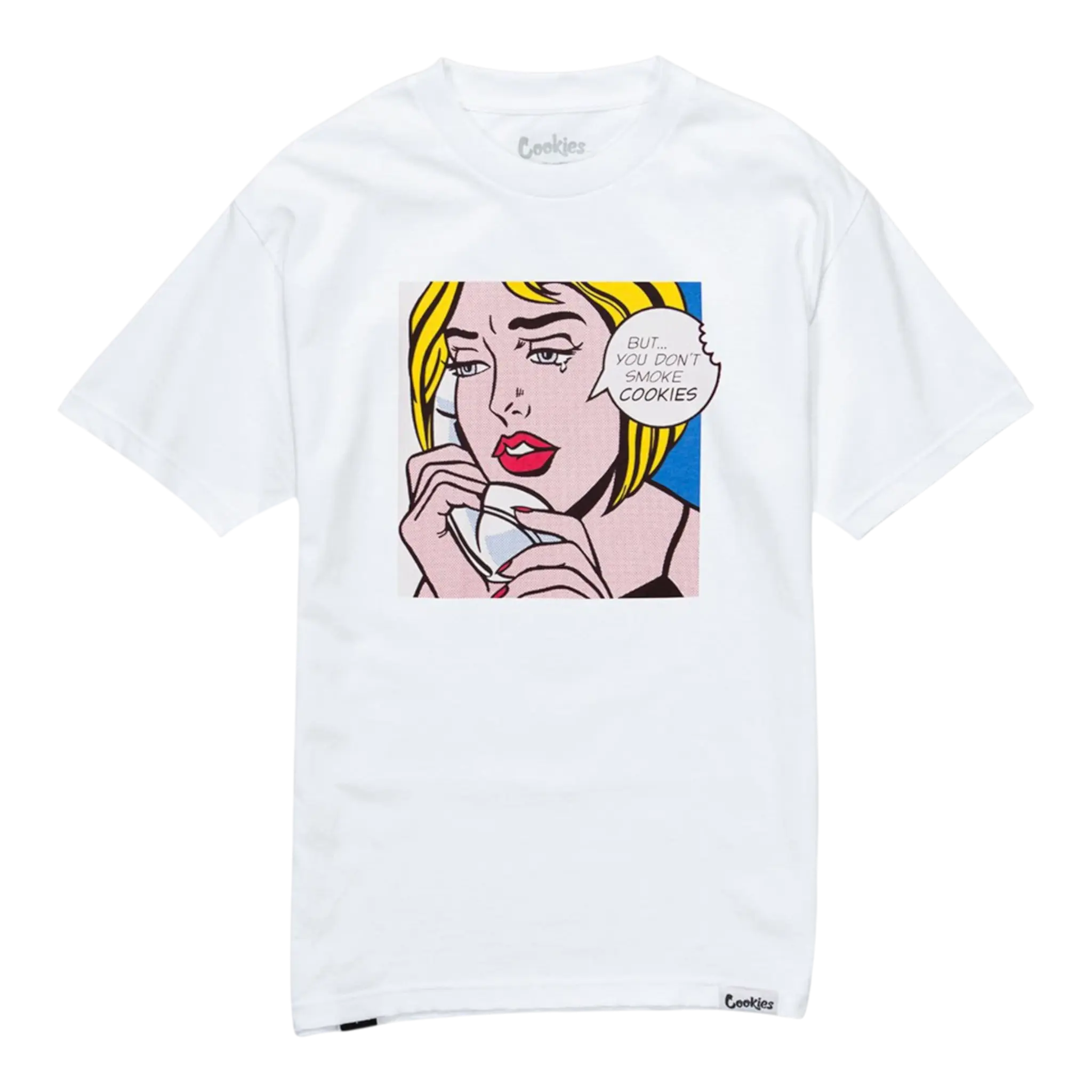 Cookies Script Logo T-Shirt Men White