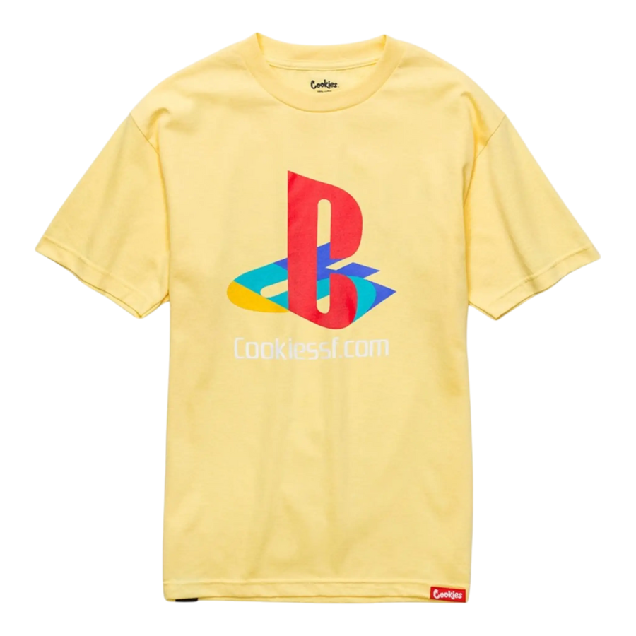 Cookies Classic Arch Logo T-Shirt Men Banana Yellow