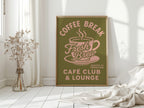 WONDERWALL ‘L’Atelier Fun Collection’ Fresh Brew Retro Coffee Poster