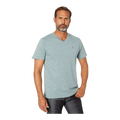Psycho Bunny Classic V-Neck Men T-Shirt Heather Antigua