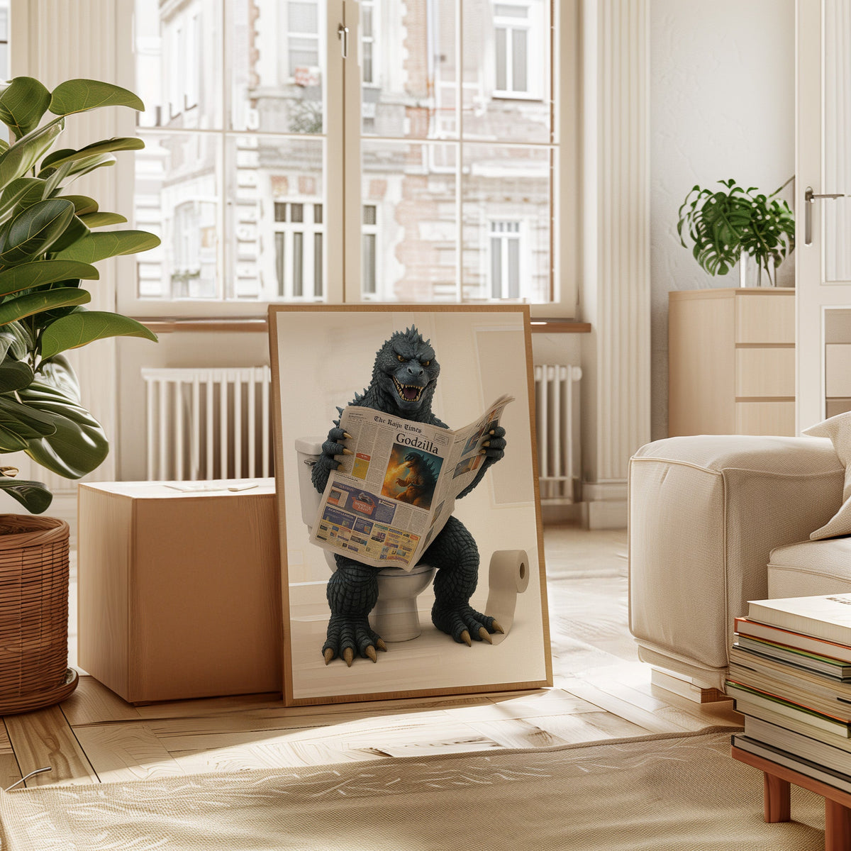 WONDERWALL 'L’Atelier Fun Collection' Godzilla on the Throne