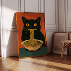 WONDERWALL 'L’Atelier Fun Collection' Ramen Raider – Midnight Noodles, Feline Style