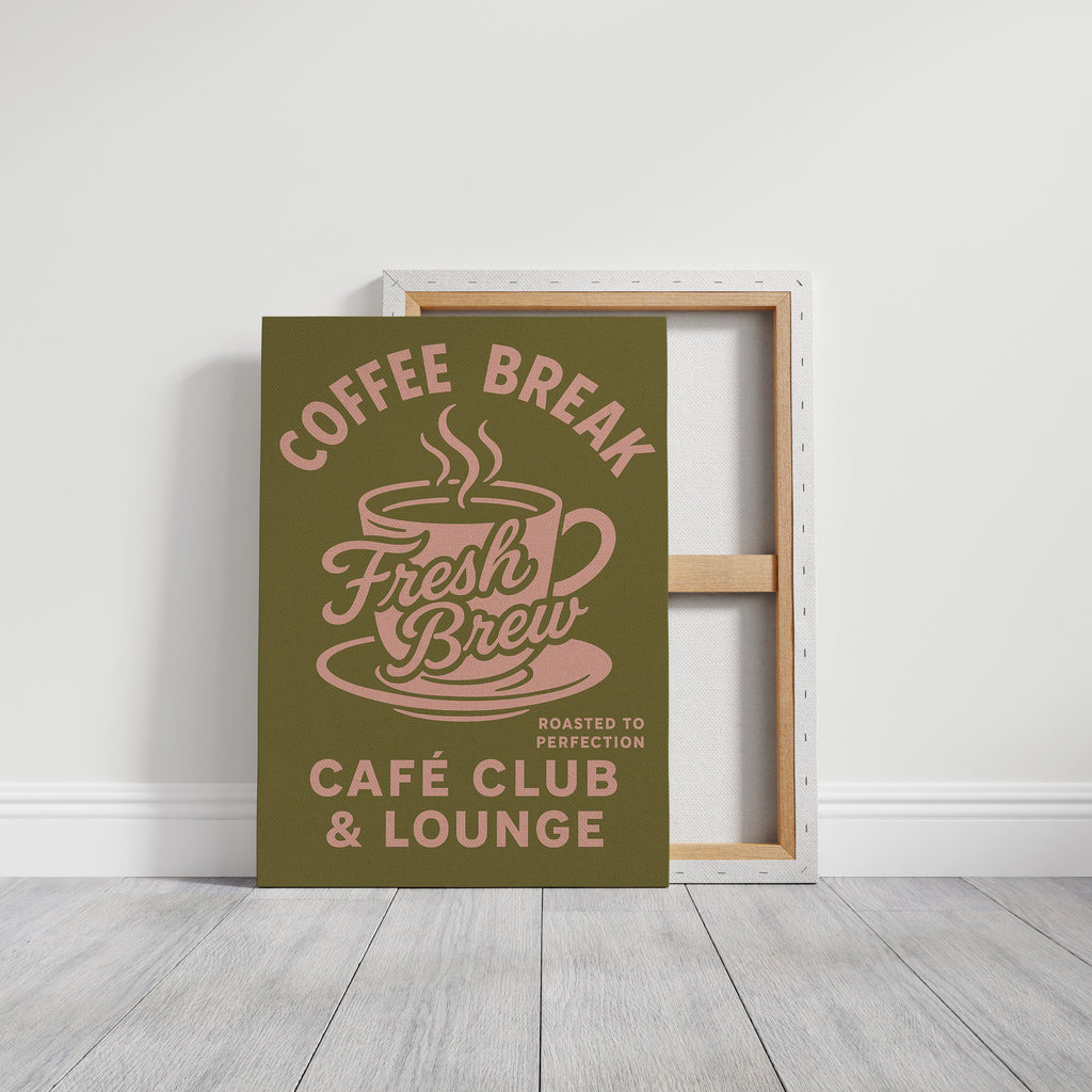 WONDERWALL ‘L’Atelier Fun Collection’ Fresh Brew Retro Coffee Poster