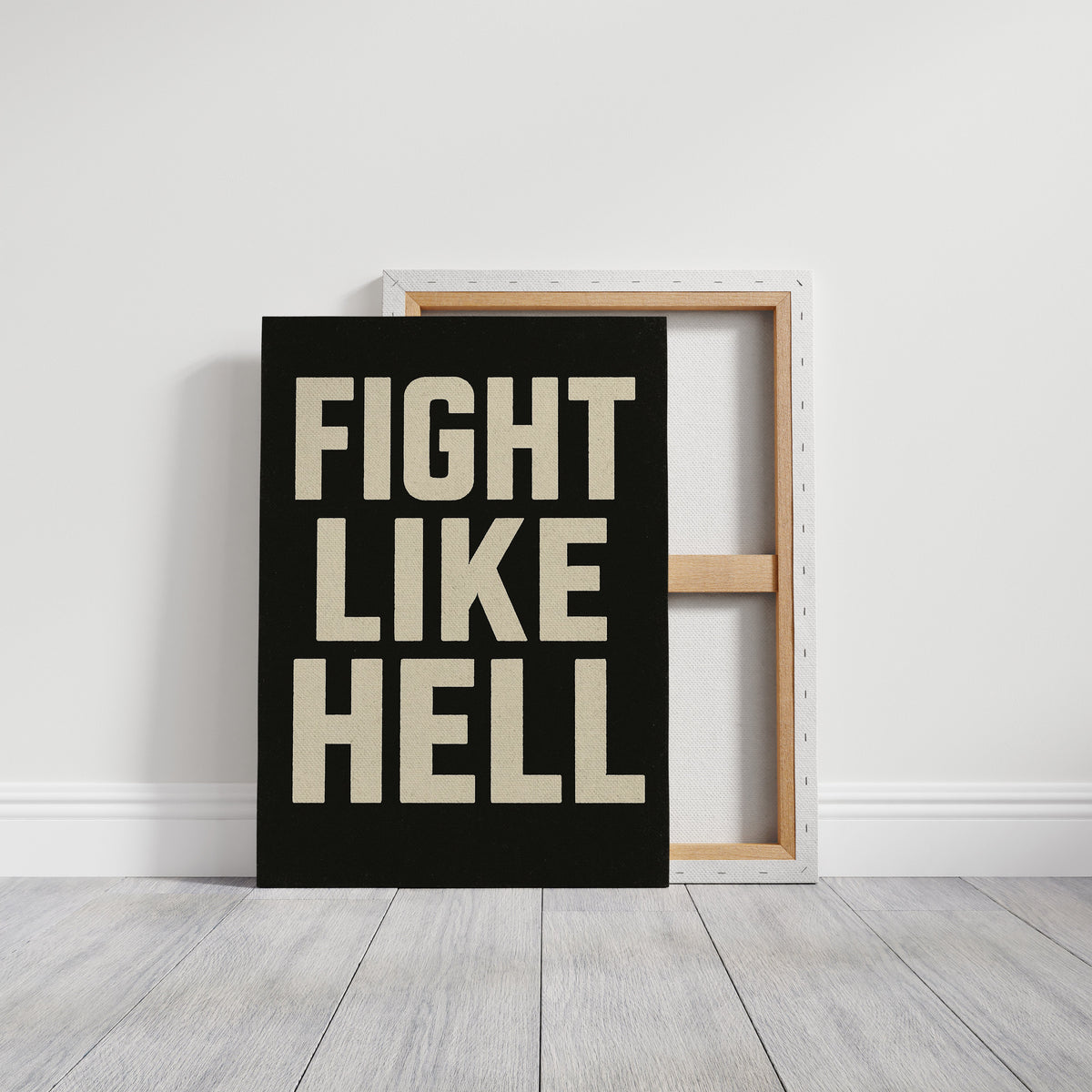 WONDERWALL ‘L’Atelier Fun Collection’ Fight Like Hell Gritty Bold Poster