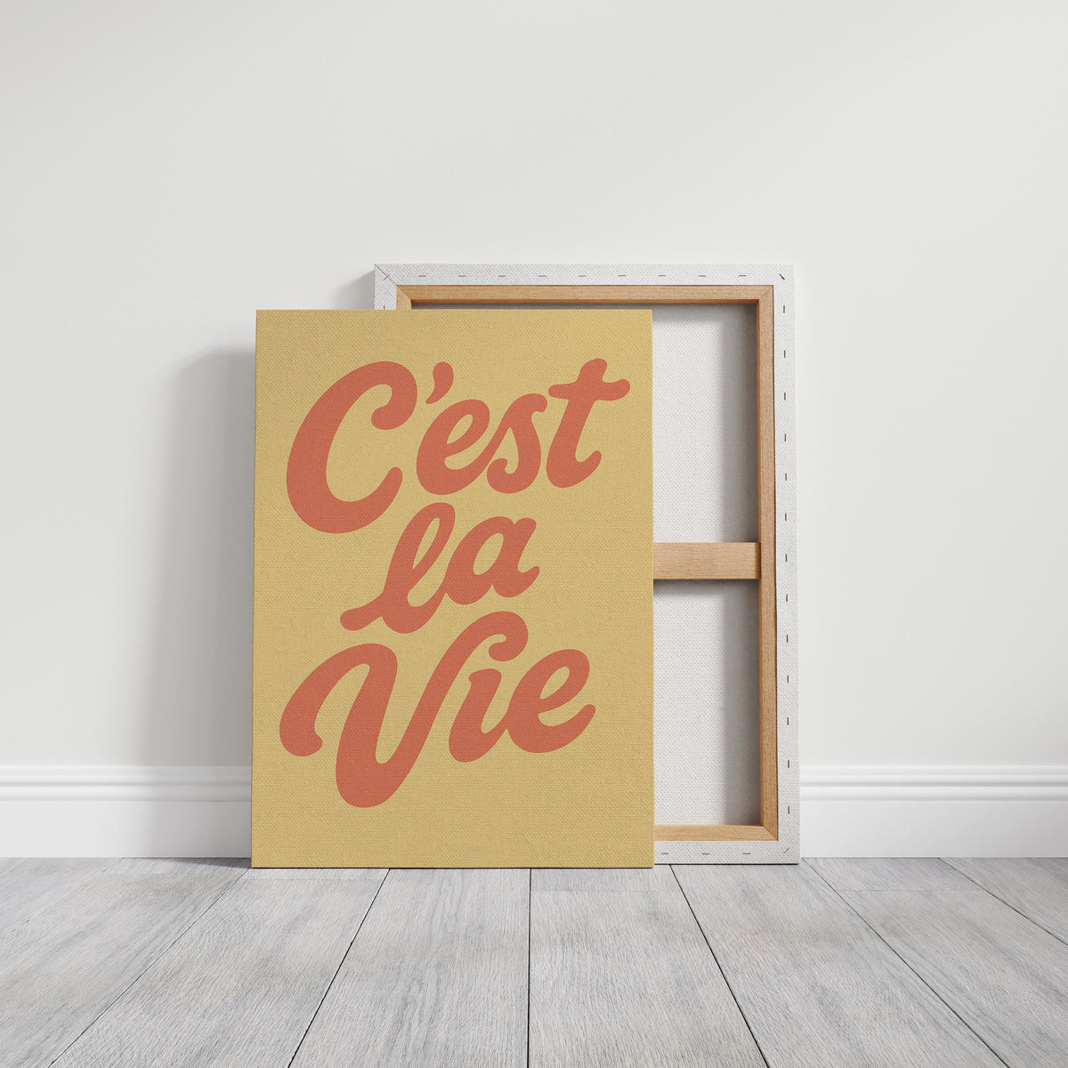 WONDERWALL ‘L’Atelier Fun Collection’ C’est La Vie Retro Wall Art