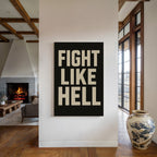 WONDERWALL ‘L’Atelier Fun Collection’ Fight Like Hell Gritty Bold Poster