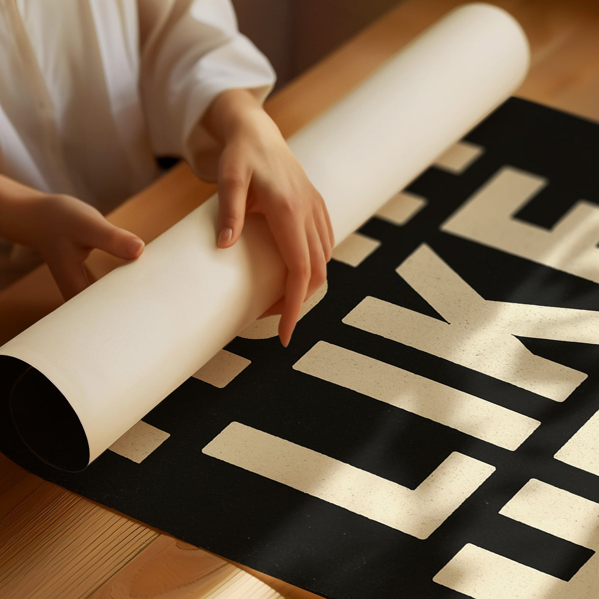 WONDERWALL ‘L’Atelier Fun Collection’ Fight Like Hell Gritty Bold Poster