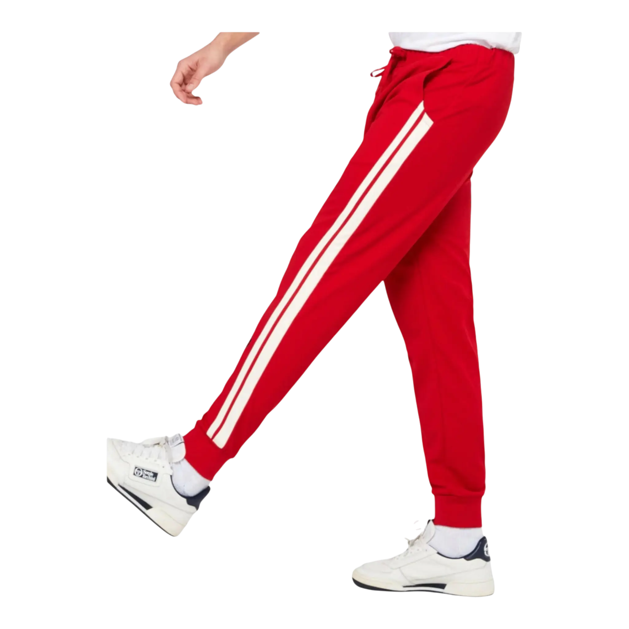 Sergio Tacchini New Damarindo Men Track Pants Tango Red/Gardenia