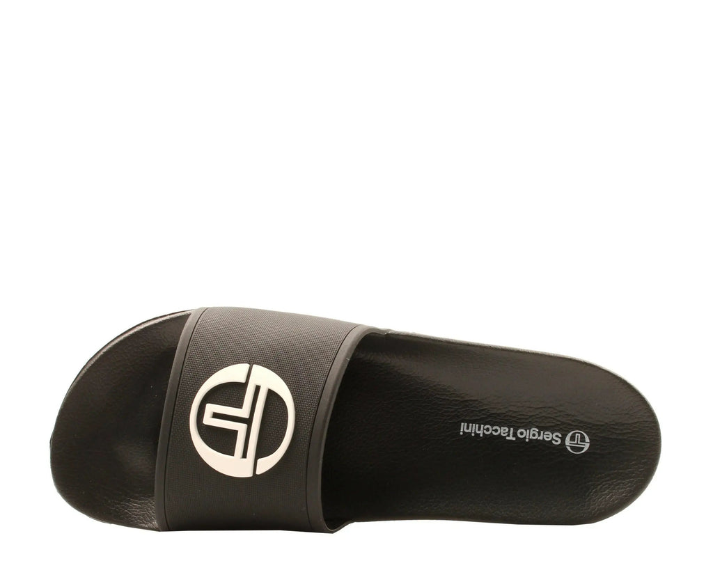 Sergio Tacchini Triods Men Slides Anthracite/Black/White