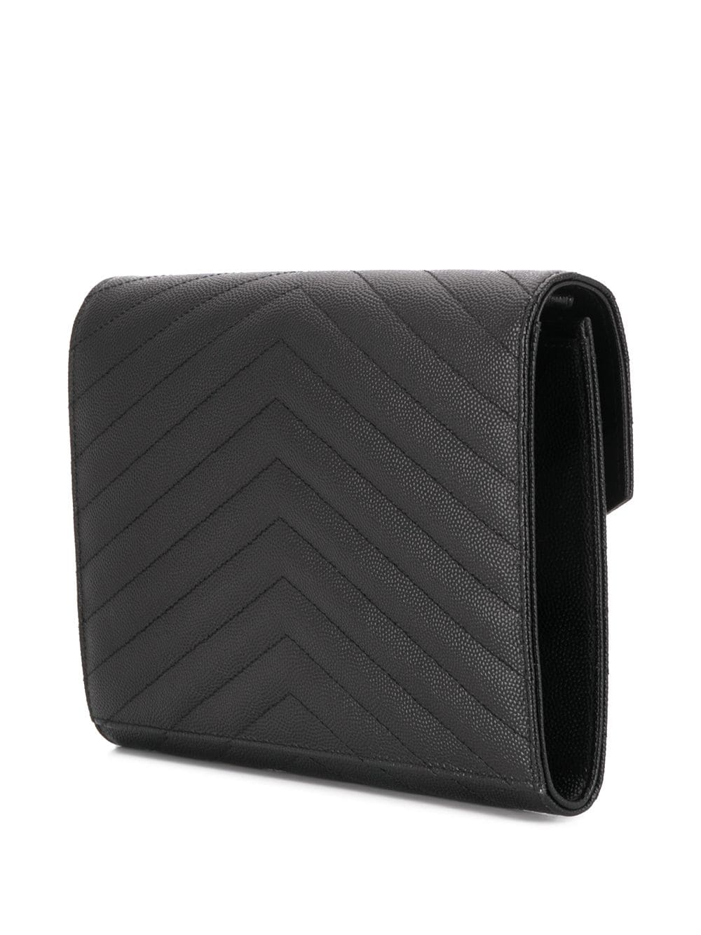 Women Cassandre Matelassé Flap Pouch In Grain De Poudre Leather