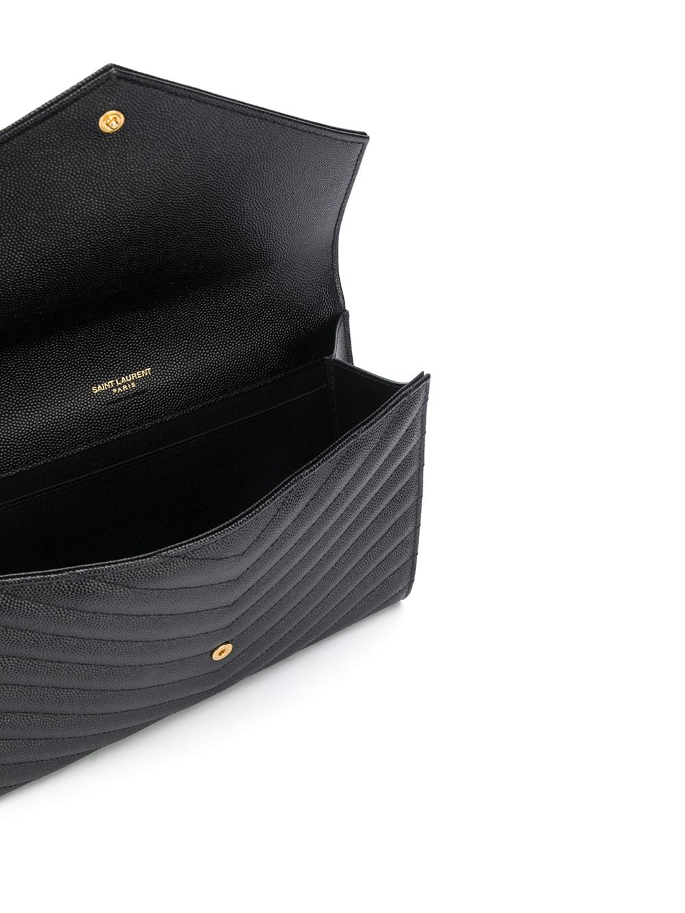 Women Cassandre Matelassé Flap Pouch In Grain De Poudre Leather
