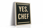 WONDERWALL 'L’Atelier Fun Collection' Yes Chef Kitchen Command Print