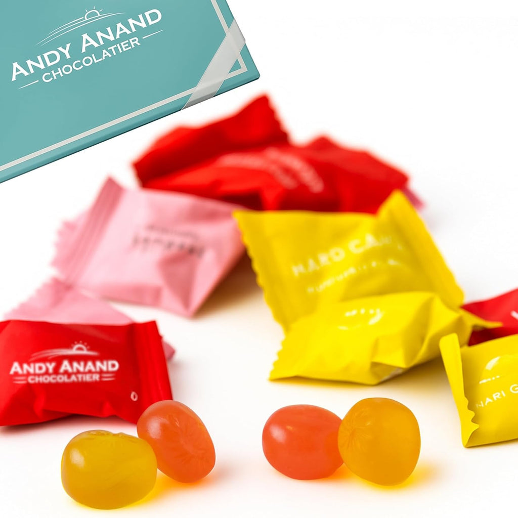 Andy Anand Sugar - Free Multivitamin Gummies, 50 ct – Strawberry, Mango, Pineapple & Peach, 50 - Day Supply, Keto Diabetic - Friendly Gift Box