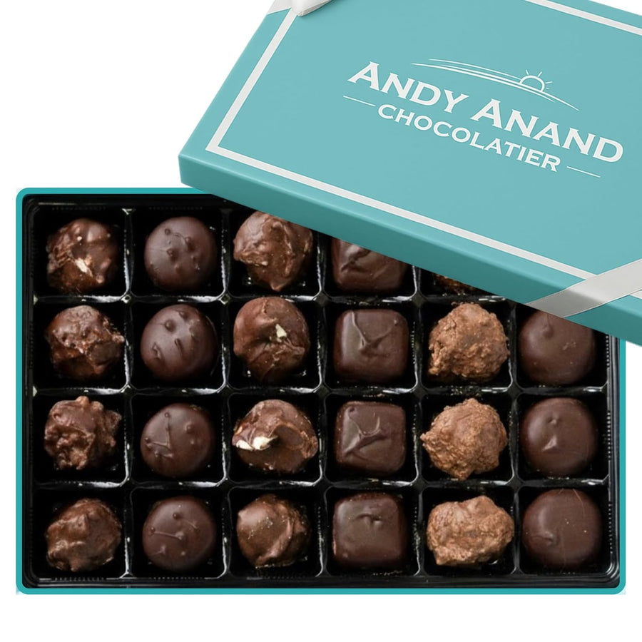 Andy Anand Sugar - Free Chocolate Sampler, 13 oz – Diabetic - Friendly, Assorted Gourmet Flavors, Guilt - Free Indulgence, Birthday & Holiday Gift