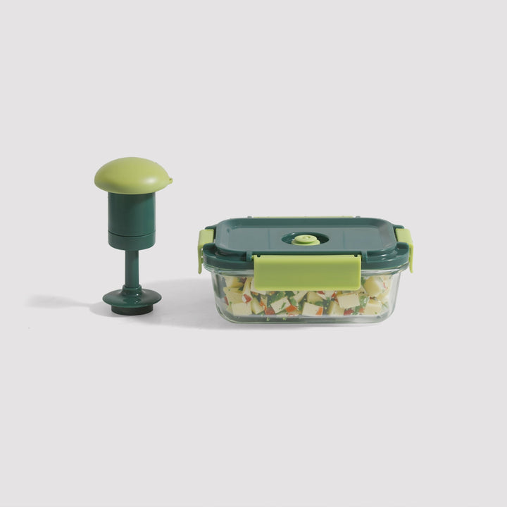 Genicook Guacamole Vacuum Storage Container with Manual Pump