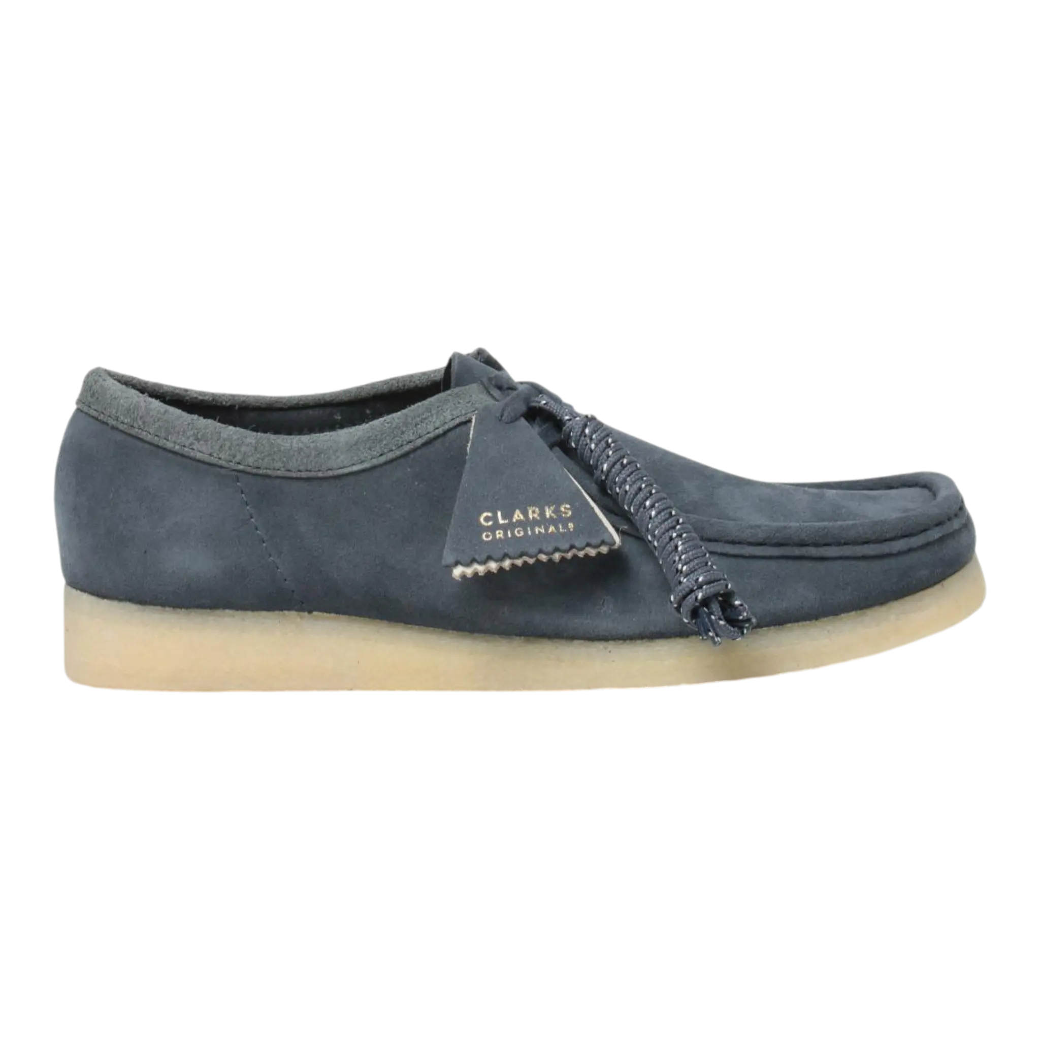 Clarks Originals Wallabee Men Casual Shoes Blue Suede