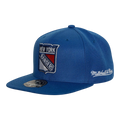 Mitchell & Ness NHL New York Rangers Vintage Men Fitted Hat Blue
