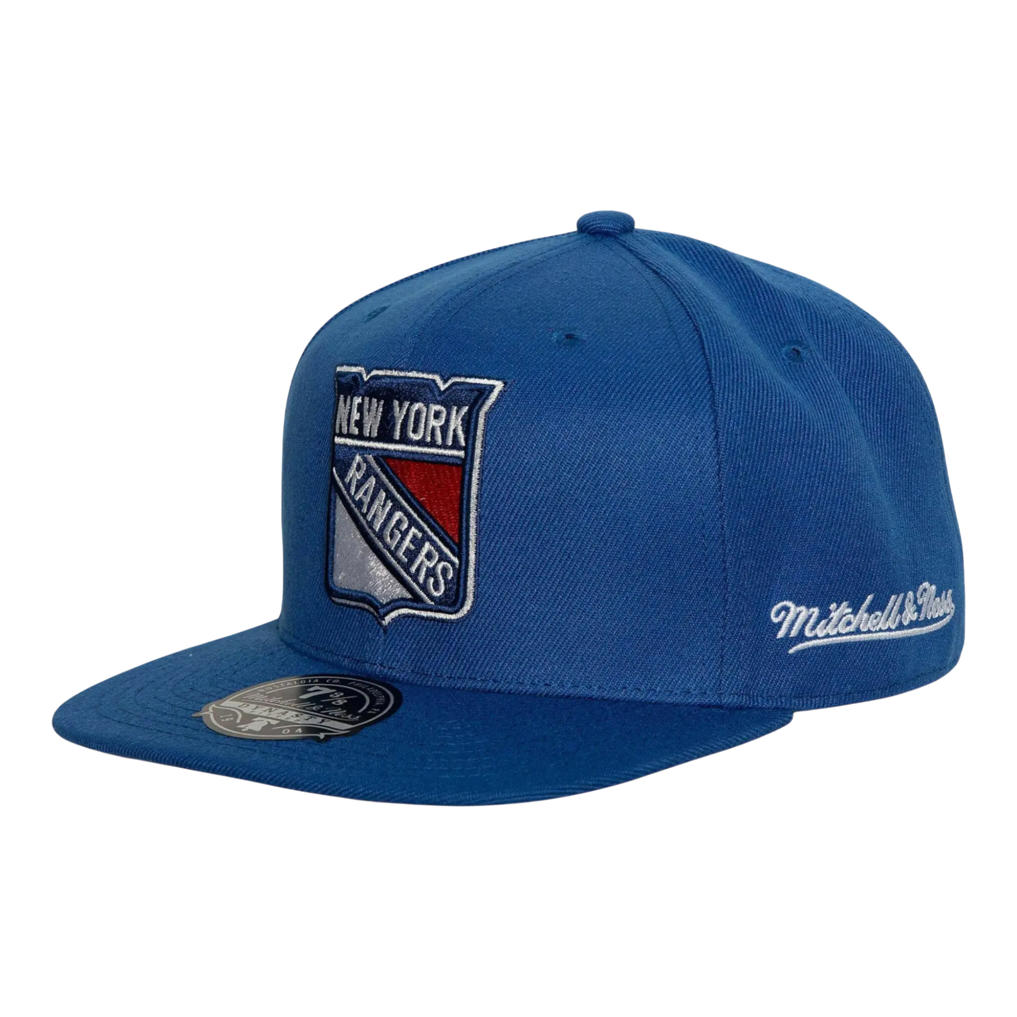 Mitchell & Ness NHL New York Rangers Vintage Men Fitted Hat Blue