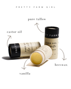 Vanilla Bean Tallow Lip Butter in Eco-Friendly Travel Tubes - WONDERWALL
