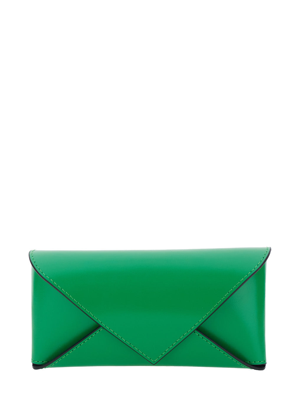 Bottega Veneta Women Green Sunglasses With Cat - Eye Design And Knot Detail On The Temples In Metal Woman