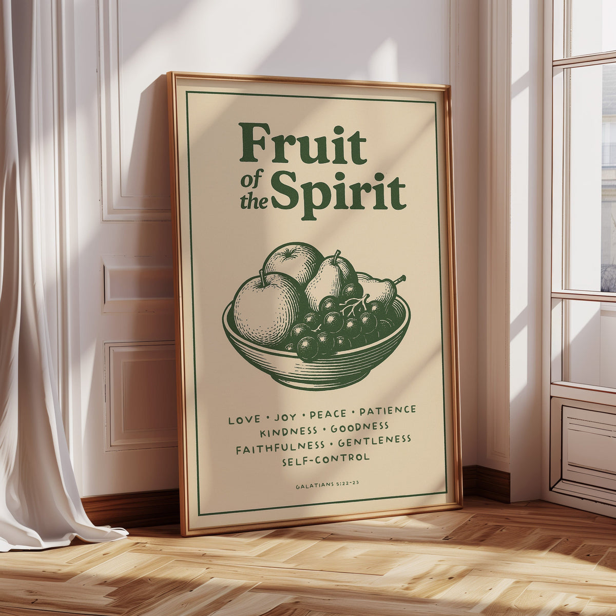 WONDERWALL 'L’Atelier Fun Collection' Fruit of the Spirit Print