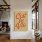WONDERWALL ‘L’Atelier Fun Collection’ C’est La Vie Retro Wall Art