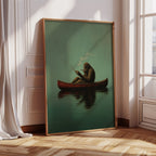 WONDERWALL ‘L’Atelier Fun Collection’ Fishing Ape in a Red Canoe