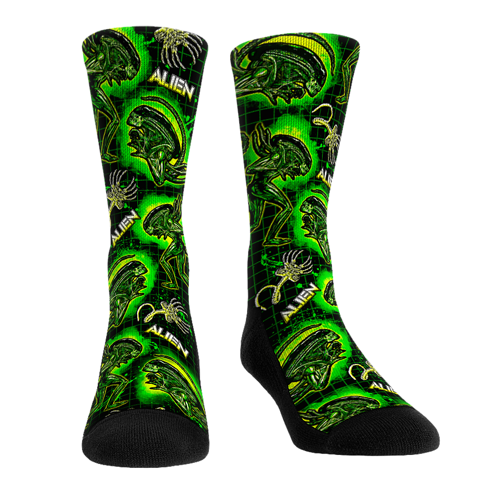 Alien - Alien All-Over Crew Socks