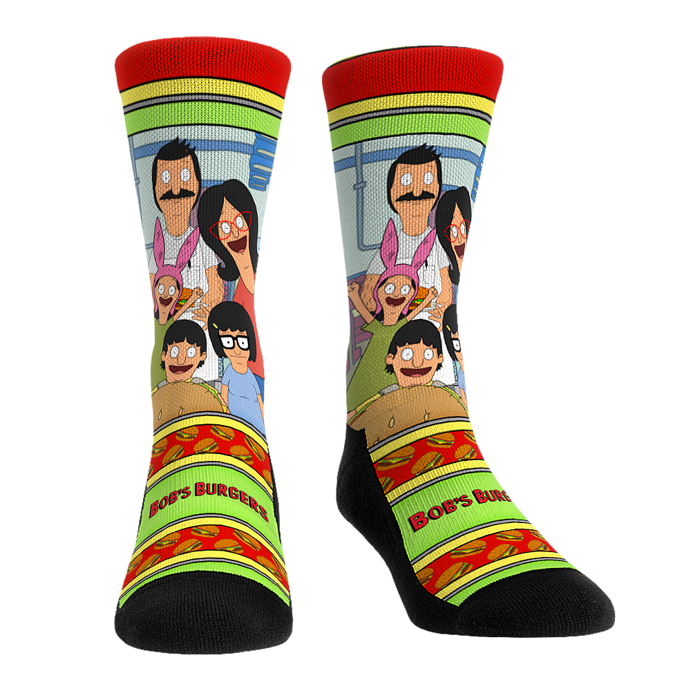 Bob's Burgers - Title Sequence Crew Socks