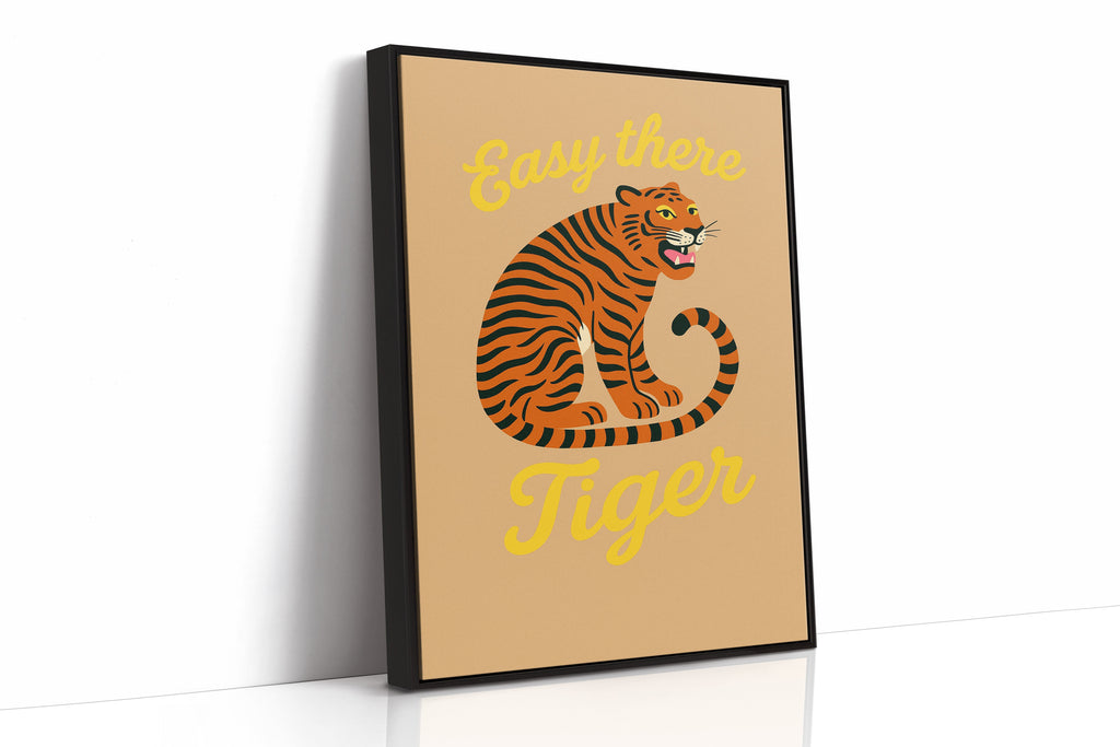 WONDERWALL ‘L’Atelier Fun Collection’ Easy There Tiger Retro Jungle Print