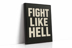 WONDERWALL ‘L’Atelier Fun Collection’ Fight Like Hell Gritty Bold Poster