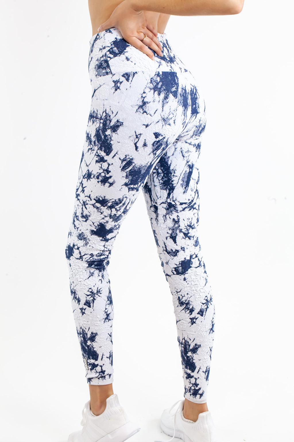 Laguna Legging - White / Navy
