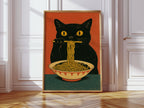 WONDERWALL 'L’Atelier Fun Collection' Ramen Raider – Midnight Noodles, Feline Style