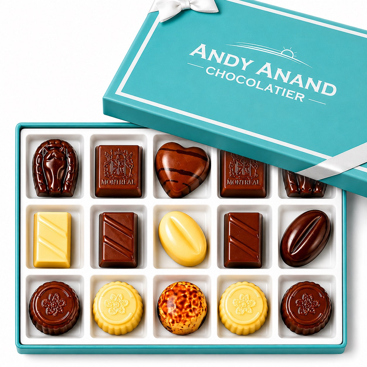 Andy Anand Sugar - Free & Gluten - Free Belgian Chocolate Truffles, 15 pc – Assorted Flavors, Diabetic - Friendly, Birthday & Valentine's Gift