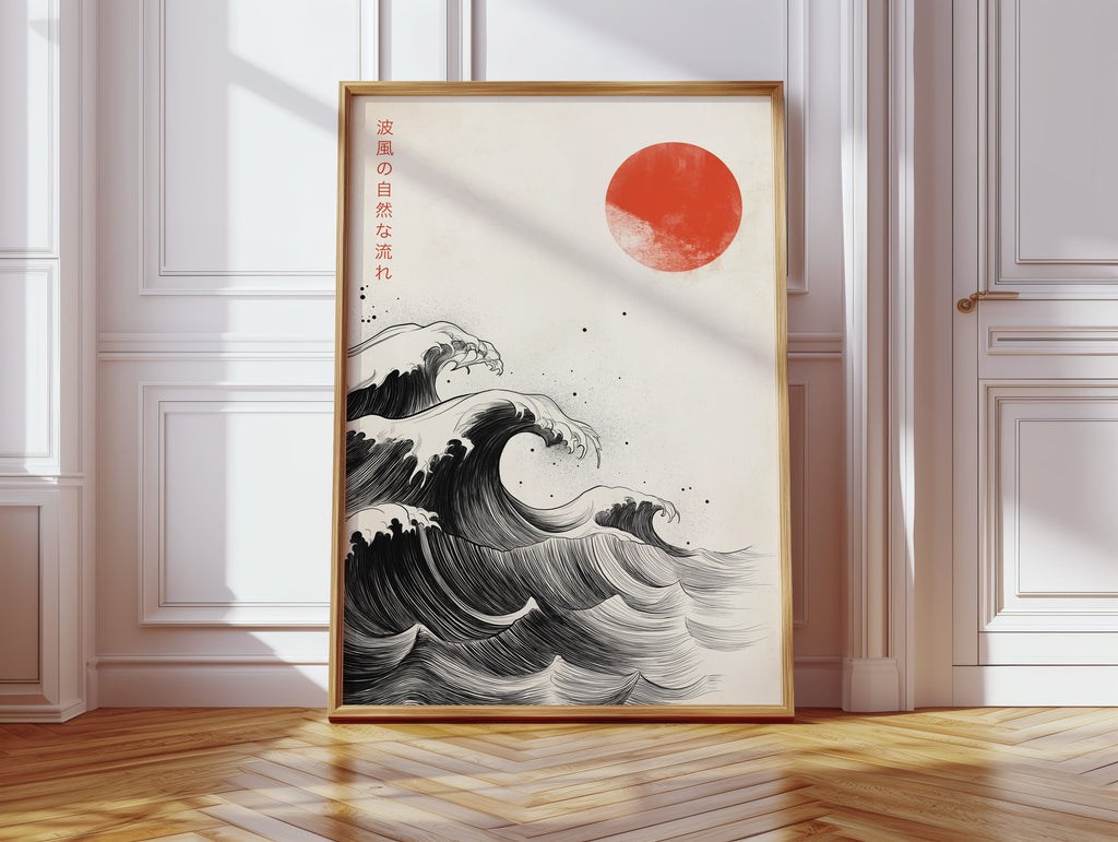 WONDERWALL ‘L’Atelier Fun Collection’ Japanese Ink Waves – The Flow of Nature
