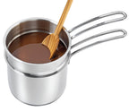 WONDERWALL ‘La Sélection Joyce’ "Mini" Double Boiler Set with Glass Lid, 1.6 qt., 5.5" dia.