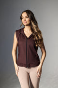 Come Away With Me Hooded Vest | Brown
